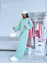 LARGE SIZE set "MANHATTAN" - SOFT GREEN